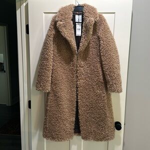 Mango faux fur jacket